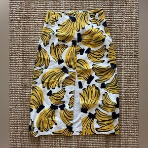 Anthropologie x FARM RIO Bossa Banana Pencil Skirt XS, Gently Worn, Missing Belt